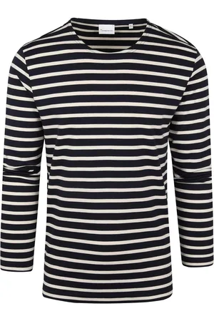Knowledge Cotton Apparal Knowledge Cotton Apparel Longsleeve T-shirt Streifen - Größe XL