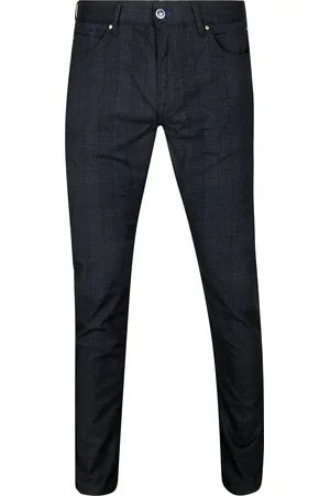 Vanguard V7 Rider Hose Karos Navy - Größe W 32 - L 34