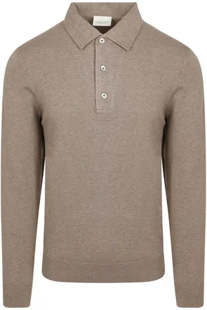 Profuomo Longsleeve Poloshirt Luxury Basic - Größe XL