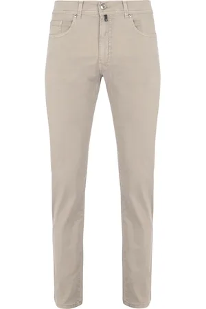 Pierre Cardin Trousers Lyon Tapered Greige - Größe W 36 - L 34