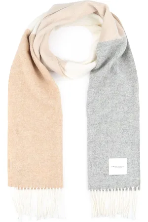 Profuomo Schal Lammwolle Grau