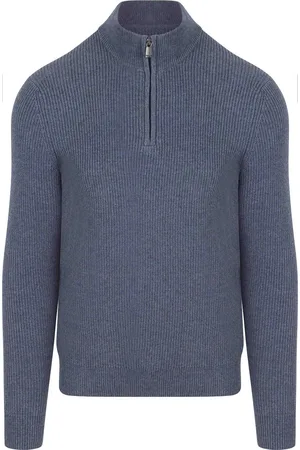 Suitable Half Zip Wool Blend Pullover - Größe M