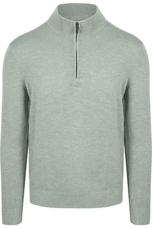 Suitable Slub Yarn Half Zip Pullover - Größe XXL
