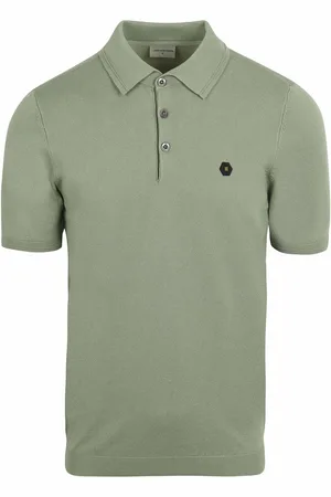No Excess Knitted Poloshirt - Größe M