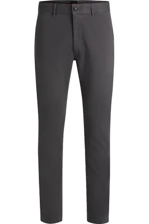 HUGO BOSS Chino Slim Anthrazit - Größe W 36 - L 34