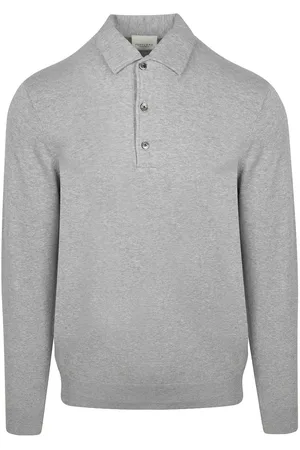 Profuomo Longsleeve Poloshirt Luxury Basic - Größe L