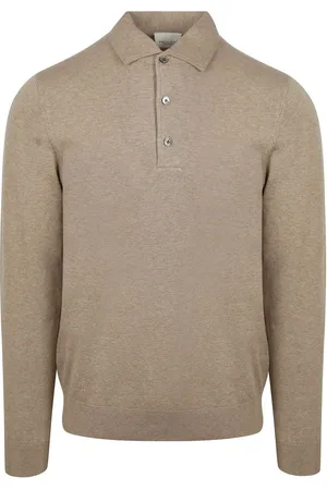 Profuomo Longsleeve Poloshirt Luxury Basic - Größe XXL