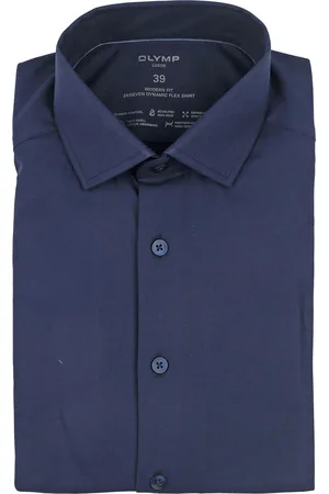 Olymp Luxor Hemd 24/Seven Navy - Größe 38