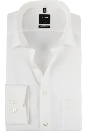 Olymp Luxor Smokinghemd Extra Langer Arm Ecru Hochzeit - Größe 45