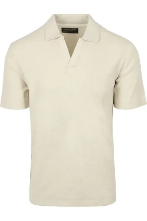 Marc O’ Polo Poloshirt Riva Terry Cloth Ecru - Größe XL