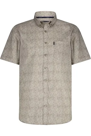 State of art Short Sleeve Hemd Leafs - Größe 3XL