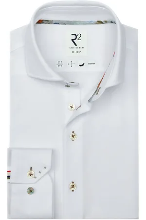 R2 Amsterdam R2 Japanese Knitted Hemd Shortsleeve - Größe M