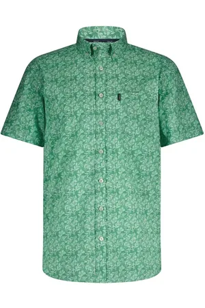 State of art Short Sleeve Hemd Leafs - Größe 3XL