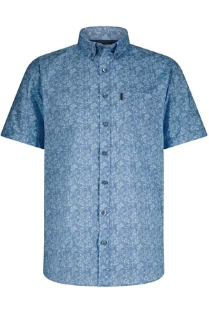 State of art Short Sleeve Hemd Leafs - Größe 3XL