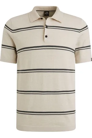 Vanguard Knitted Poloshirt Streifen - Größe M
