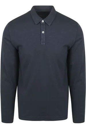 Marc O’ Polo Longsleeve Poloshirt Navy - Größe L