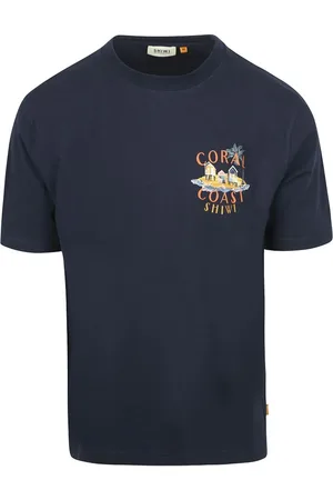 Shiwi T-Shirt Finn Coral Coast Navy - Größe XL