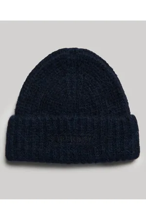 Superdry Damen Essential Beaniemütze mit Rippmuster