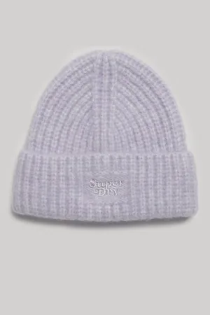 Superdry Damen Gerippte Strickmütze