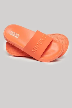 Superdry Damen Vegane Code Logo Badesandalen