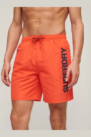 Superdry Herren 17-Zoll-Badeshorts aus Recyceltem Material mit Sportgrafik