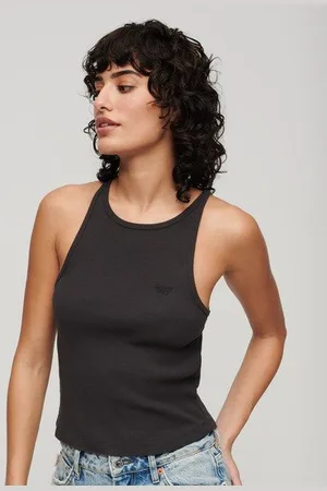 Superdry Damen Essential Racer-tanktop mit Logo