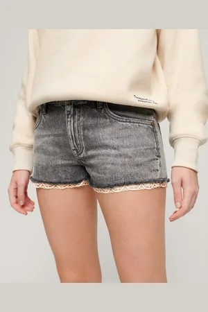 Superdry Damen Hot Jeansshorts