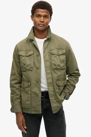 Superdry Herren Leichte M65 Jacke im Military-stil