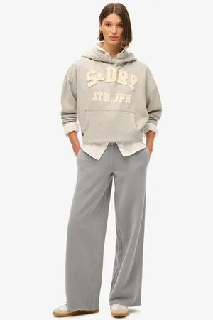Superdry Damen Jogginghose in Vintage-waschung mit Geradem Bein