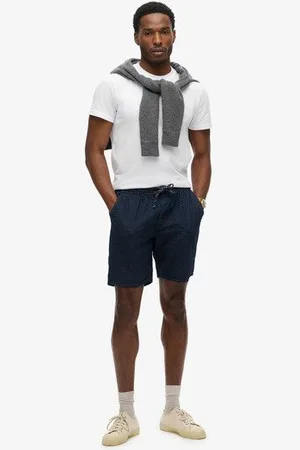 Superdry Herren Bermudashorts mit Punkten Bedruckt, Größe: L