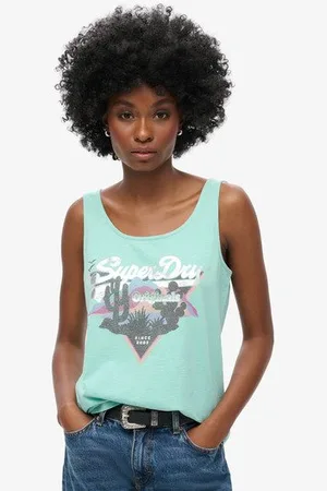 Superdry Damen Vintage Logo Narrative Tanktop