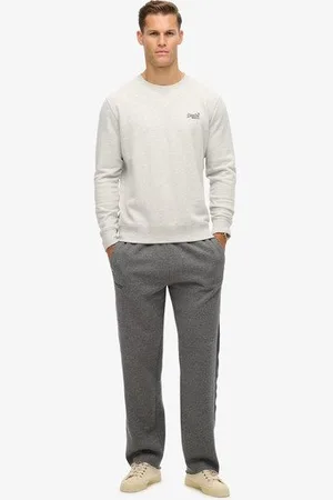 Superdry Herren Essential Jogginghosen mit Geradem Bein und Logo