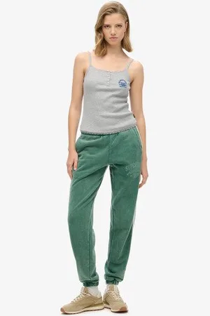 Superdry Damen Athletic Essentials Vintage-jogginghosen mit Seitenstreifen