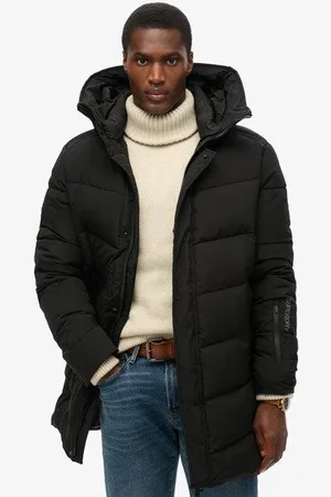 Superdry Herren Wattierter City Chevron Parka