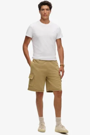 Superdry Herren Cargoshorts mit Kontrastnaht