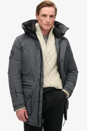 Superdry Herren Wattierter City Parka