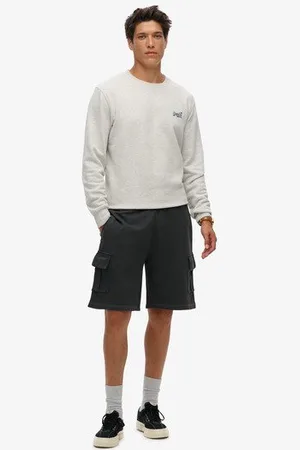 Superdry Herren Cargoshorts mit Kontrastnaht