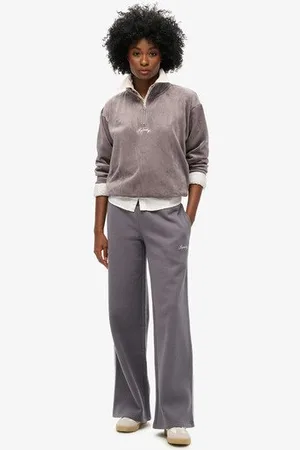 Superdry Damen Country Club Jogginghose mit Geradem Bein