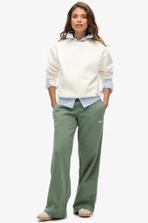 Superdry Damen Country Club Jogginghose mit Geradem Bein