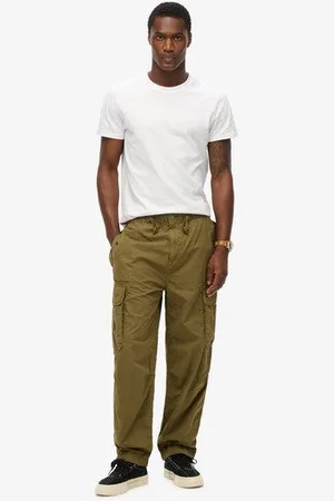 Superdry Herren Weit Geschnittene Parachute Hose