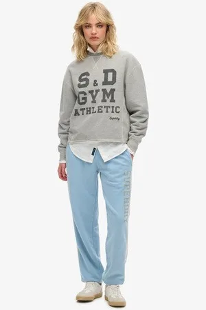 Superdry Damen Athletic Essentials Vintage-jogginghosen mit Seitenstreifen