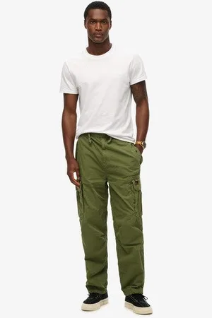 Superdry Herren Weit Geschnittene Parachute Hose
