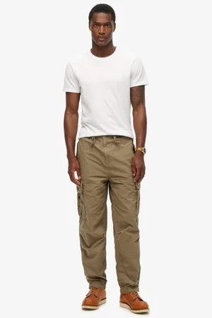 Superdry Herren Weit Geschnittene Parachute Hose