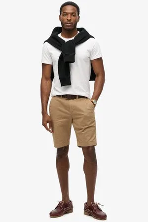 Superdry Herren Chinoshorts im Vintage-style