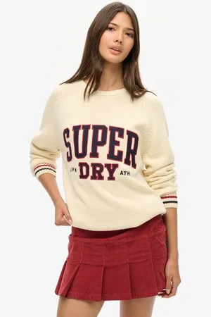 Superdry Damen Plissierter Vintage Minirock aus Cord