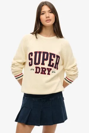 Superdry Damen Plissierter Vintage Minirock aus Cord