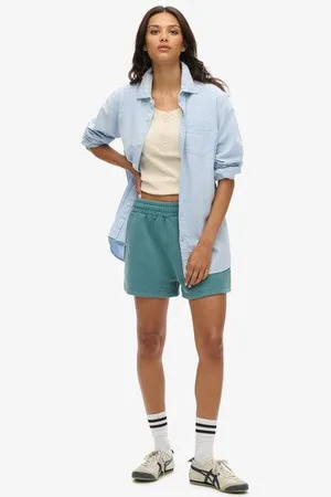 Superdry Damen Sweatshorts in Vintage-waschung