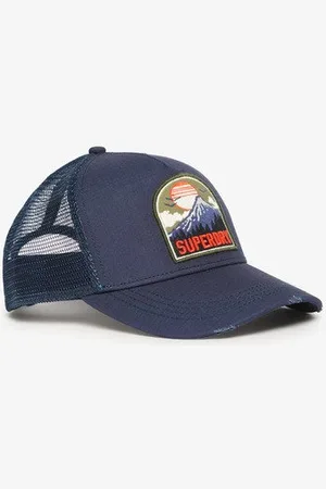 Superdry Damen Marineblau und Grün Dirt Road Trucker Basecap
