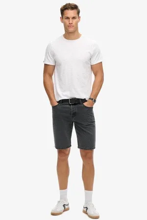Superdry Herren Gerade Geschnittene Vintage Shorts