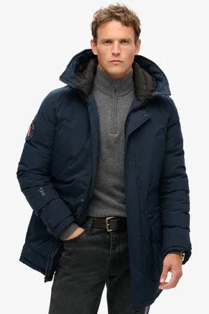 Superdry Herren Wattierter City Parka